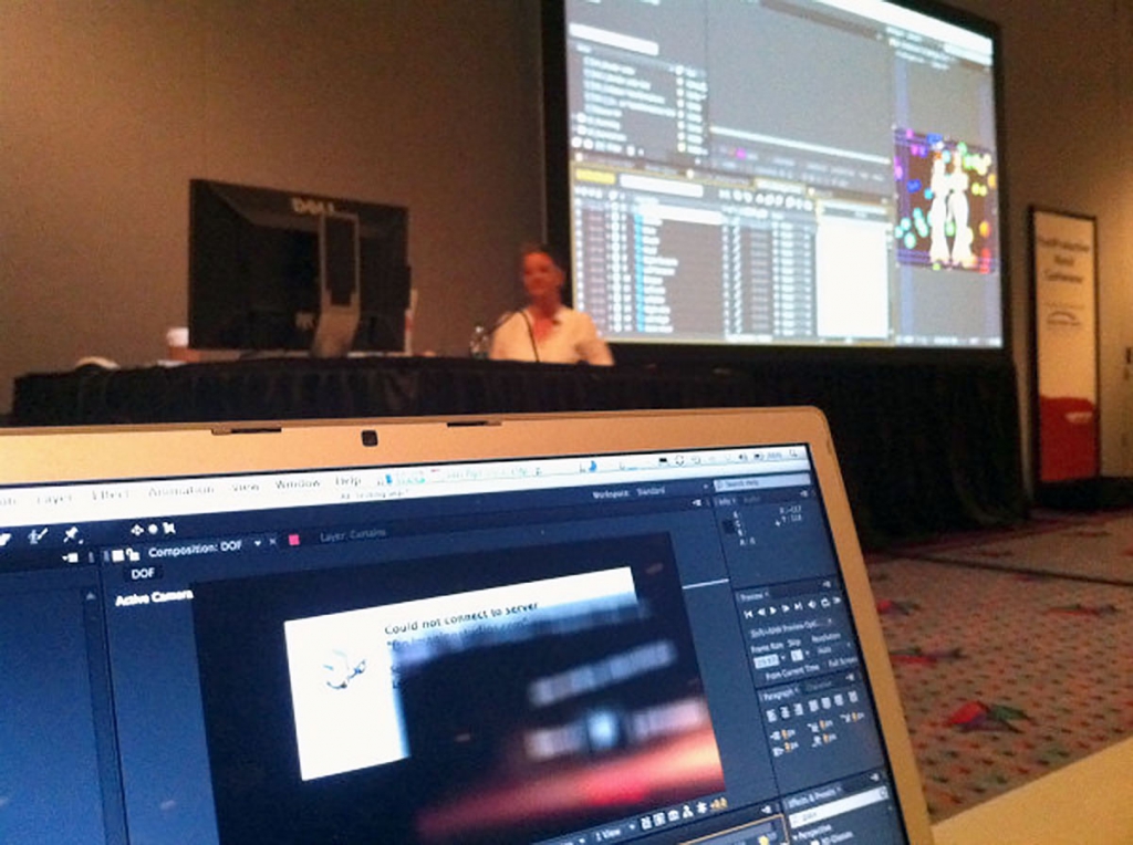 Angie Teaching at NAB 2014