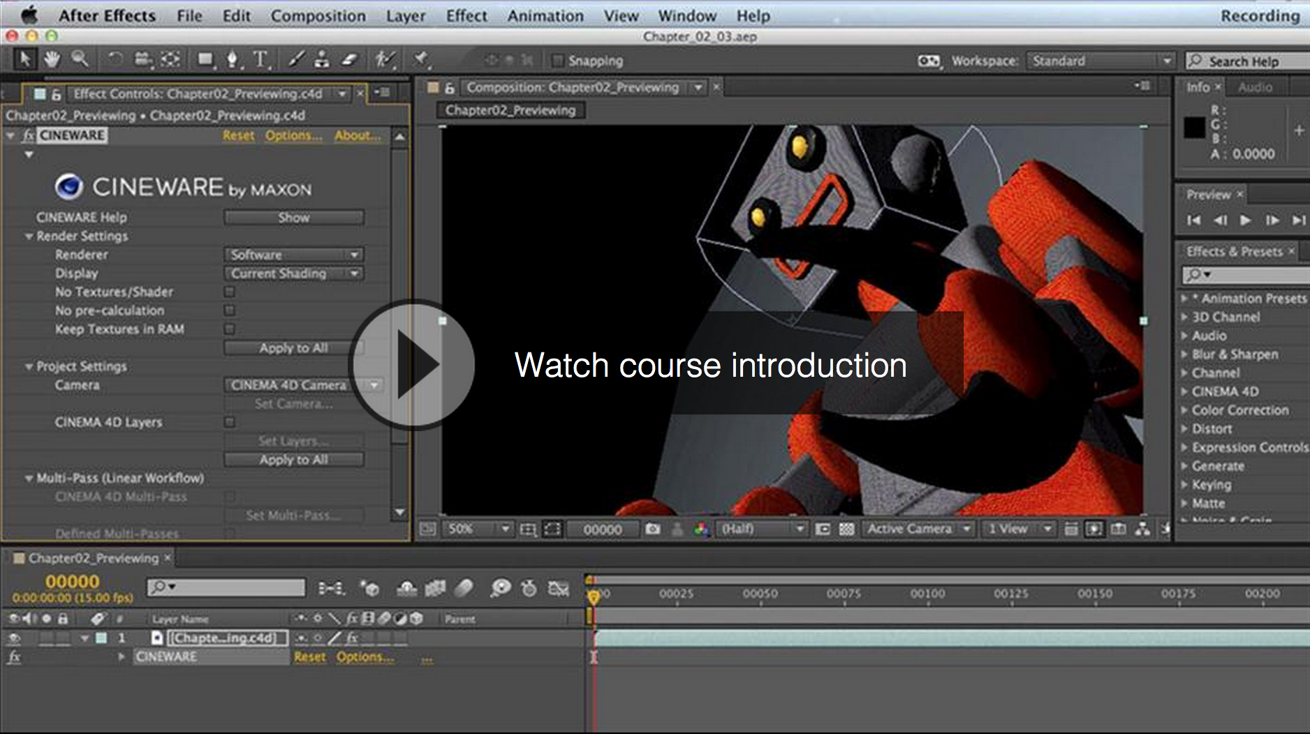 cinema 4d after effects tutorial