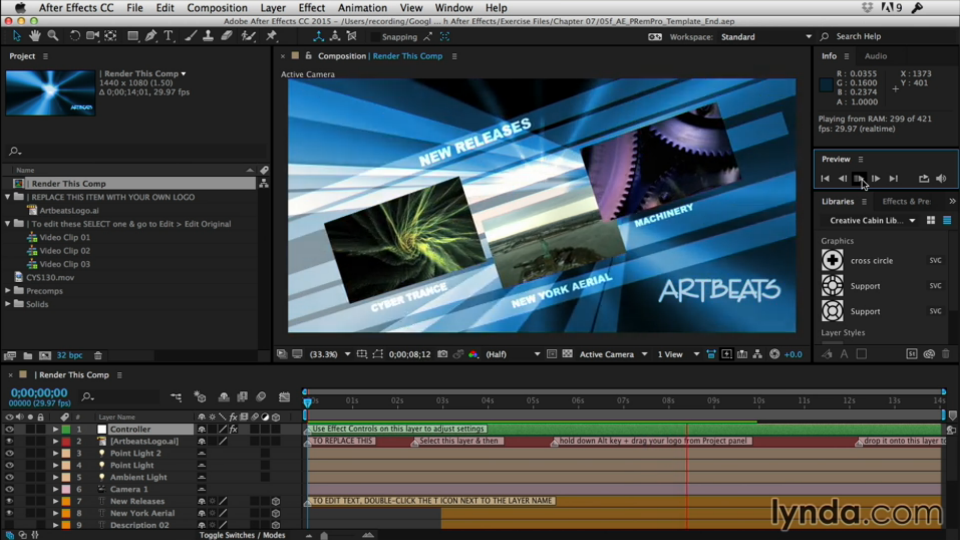 Creating Project  Templates  with After  Effects 