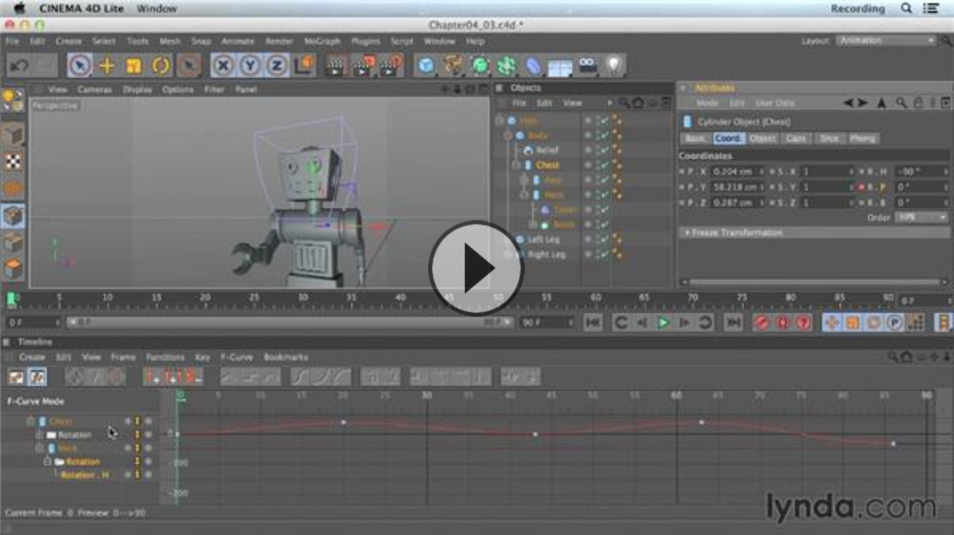 Как выровнять точки cinema 4d