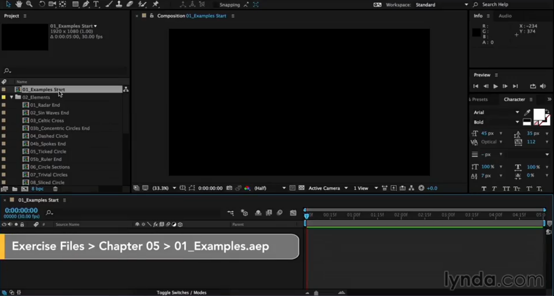 Examples & ideas for template projects in Adobe After Effects